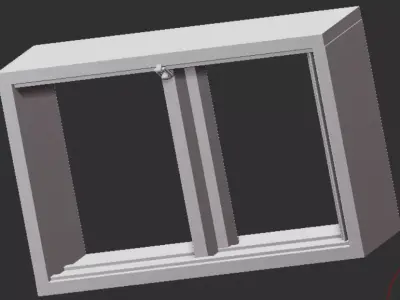 Window Frame Free low-poly 3D model