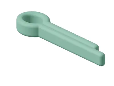 Plastic Cotter Pin Toy 3D model