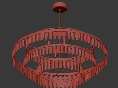 ODEON odon chandelier 3D model