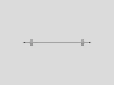 Backdrop Banner Stand - Geometry Only No Textures No Materials 3D model