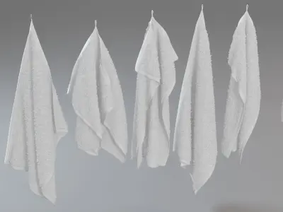 Towel Collection 3D model
