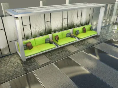 Park - Water Garden - Bosque 3D model