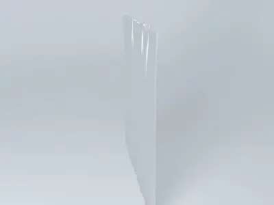 Curtain  draped  Fabric Free 3D model