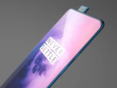  OnePlus 7 PRO----C4D modeling rendering Low-poly 3D model