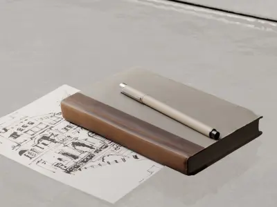 Virtual Location 002 - Cinema 4D Corona scene 3D model