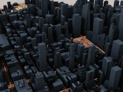 New York City USA 3D model