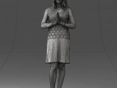 Light woman 0361 3D model