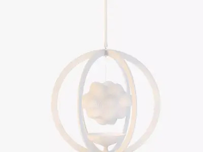 Magritte Illuminated Pendant 3D model