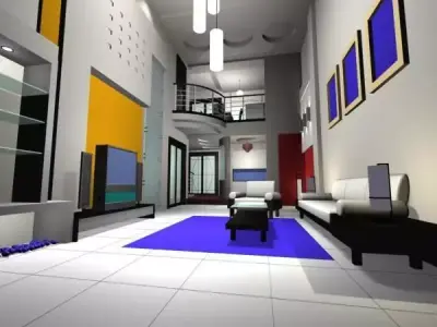 Living Room 3D model