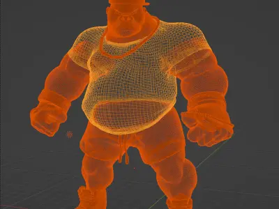 Street Style Gorilla 3D model