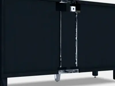 BESTA Storage combination with doors 77 Low-poly 3D model