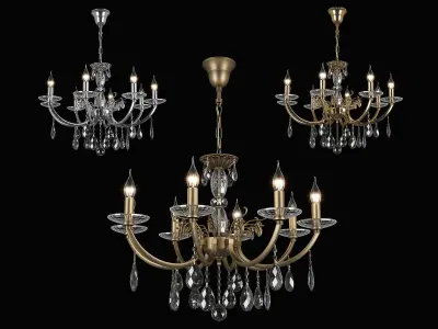 69408x Stregaro Osgona Chandelier 3D model