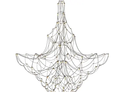Baxter q2 suspension chandelier 3D model
