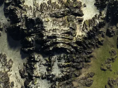 Mountains n35a 3D model