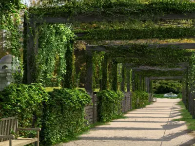 Archmodels vol 148 - English garden models 3D model