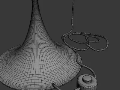 Verner Panton Panthella Floor lamp 3D model