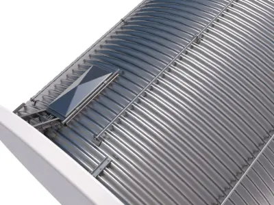 Grain Storage Bins Collection 3D model