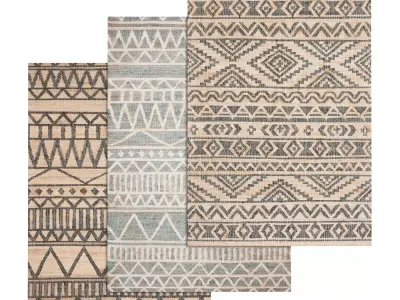 Rug Set 151 3D model