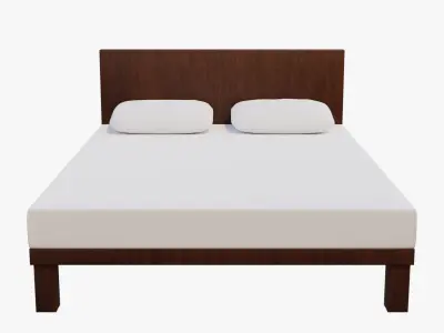 Modern Bed 3D model