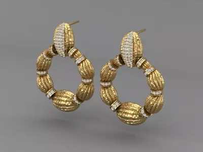 Earring 09 3D print model
