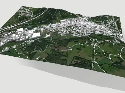 Cityscape Malmedy Belgium  3D model