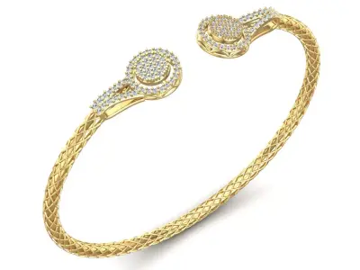 Diamond Look Light Bracelet 3D print model purchase