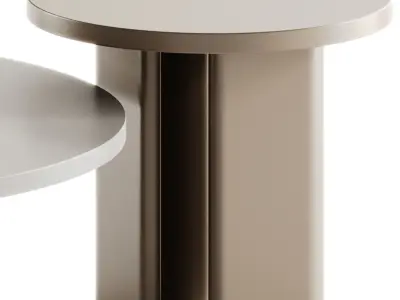 RO ND Colored Coffee Table by DE CI 3D model