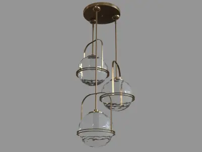 Mimac 3 Lt Cluster Pendant 3D model