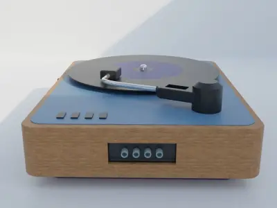 Record Player 3D model