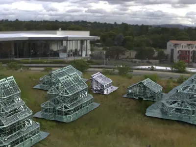 Green house collection kit bash 3D model