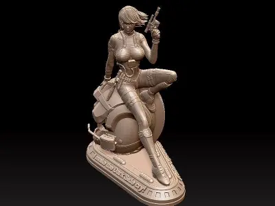 Star Wars Rebel Pilot Pin Up 3D print model