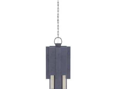 Daikon Brutalist Nouveau Pendant 3D model