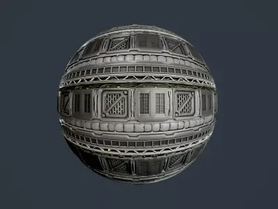 Sci-Fi Military Seamless PBR Texture 99 Texture