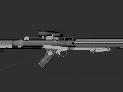 E-10A Blaster Rifle 3D model