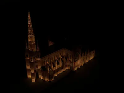 El Buen Pastor San Sebastian 3D model