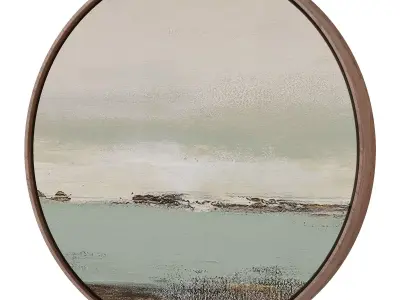 Abstract Painting Frame set 3D model 657