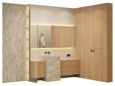 Bathroom Furniture RJ Easy Design 15 3D model