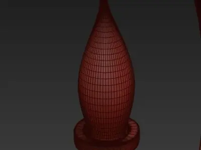 Olivier Frosted Gold Candles 3D model purchase