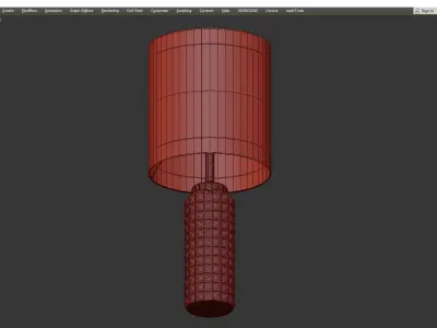 Evins Table Lamp Low-poly 3D model