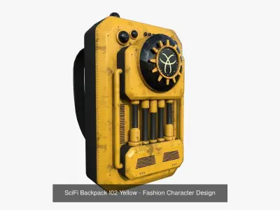 10 SciFi Backpack I Collection - Fashion Character Design
