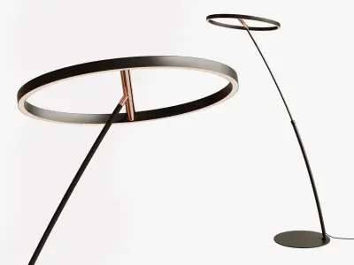 Seed Design Hupe LED Arc Floor Lamp 3D model