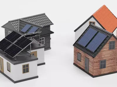 -Solar Houses- 3D model