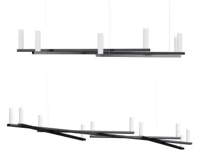 Dix Bougies Chandelier by Studio Odile Decq 3D model