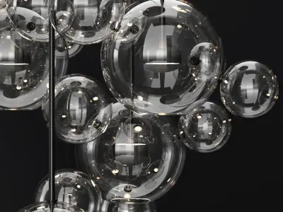 Giopato and Coombes BOLLE 24 bubble Clearblack 3D model