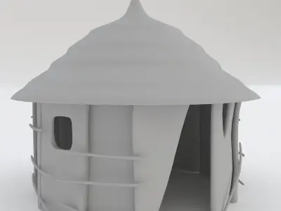 Huts One 3D model