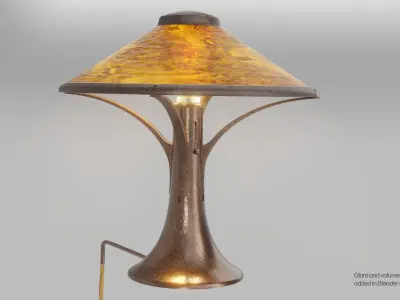 Modern Industrial Desk Lamp - Berkeley Lamp 3D model