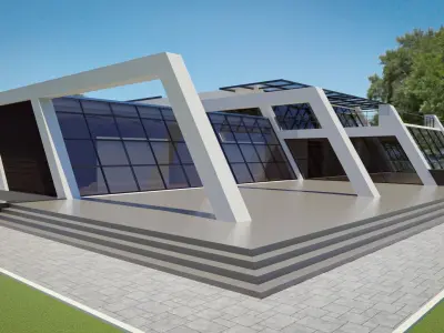 Conference centre 3D model