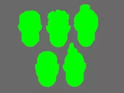 Cyber Samurai V10 Exposed Heads 3D print model