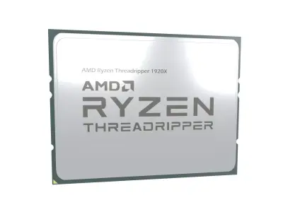 AMD TR4 CPU 1920X V1 001 3D model