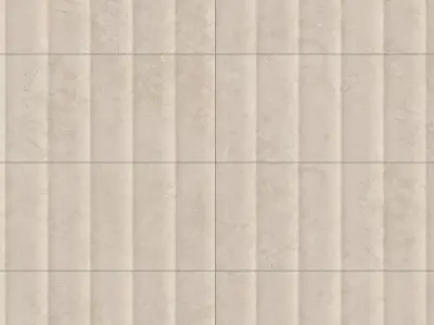 Seamless Beige Slatted Porcelain Tile PBR Texture  Texture